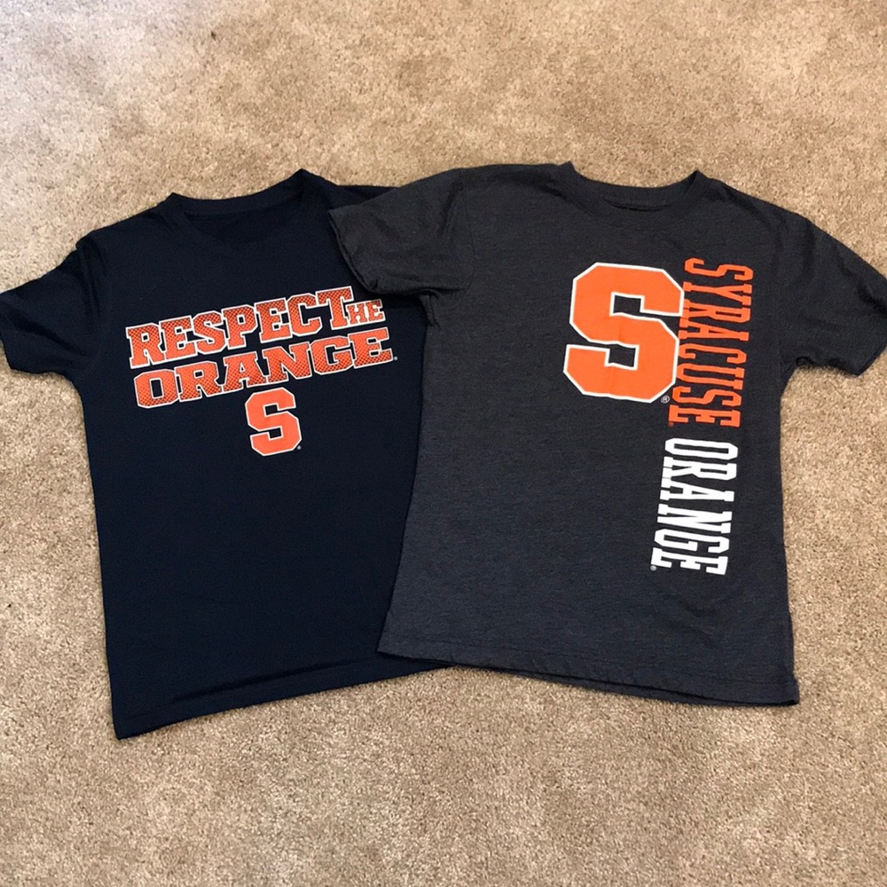 2 Syracuse University shirts Adidas and Colosseum